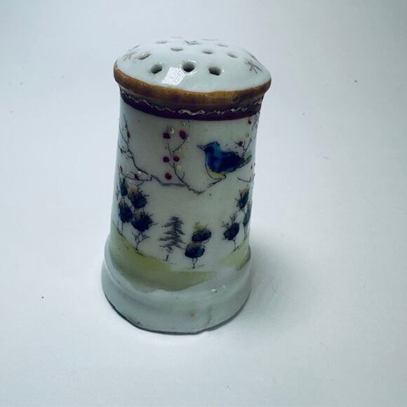 VTG Asian Inspired Hat Pin Display Holder Birds & Trees Retro Collectible 1920s - Picture 5 of 15